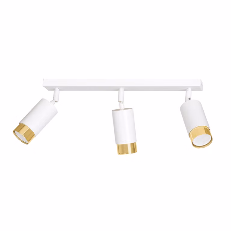 LAMPADA DA SOFFITTO Emibig 3xGU10 30W HIRO 3 WH/GOLD 963/3