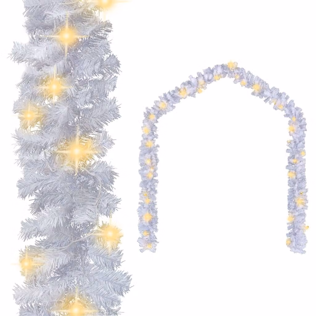 The Living Store Ghirlanda natalizia con luci LED 10 m bianco