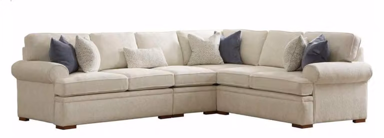 Modulares Ecksofa in L-Form – Elegant in Weiß für Ihr Wohnzimmer