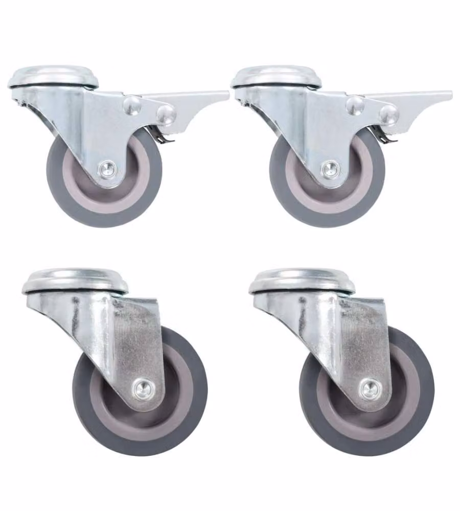 Ruote Girevoli con Foro per Bullone 16 pz 50 mm 277883
