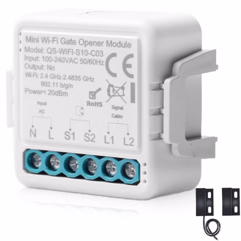 Apertura automatica per porte da garage con connessione Wi-Fi, controllo tramite app, controllo vocale, funzione timer