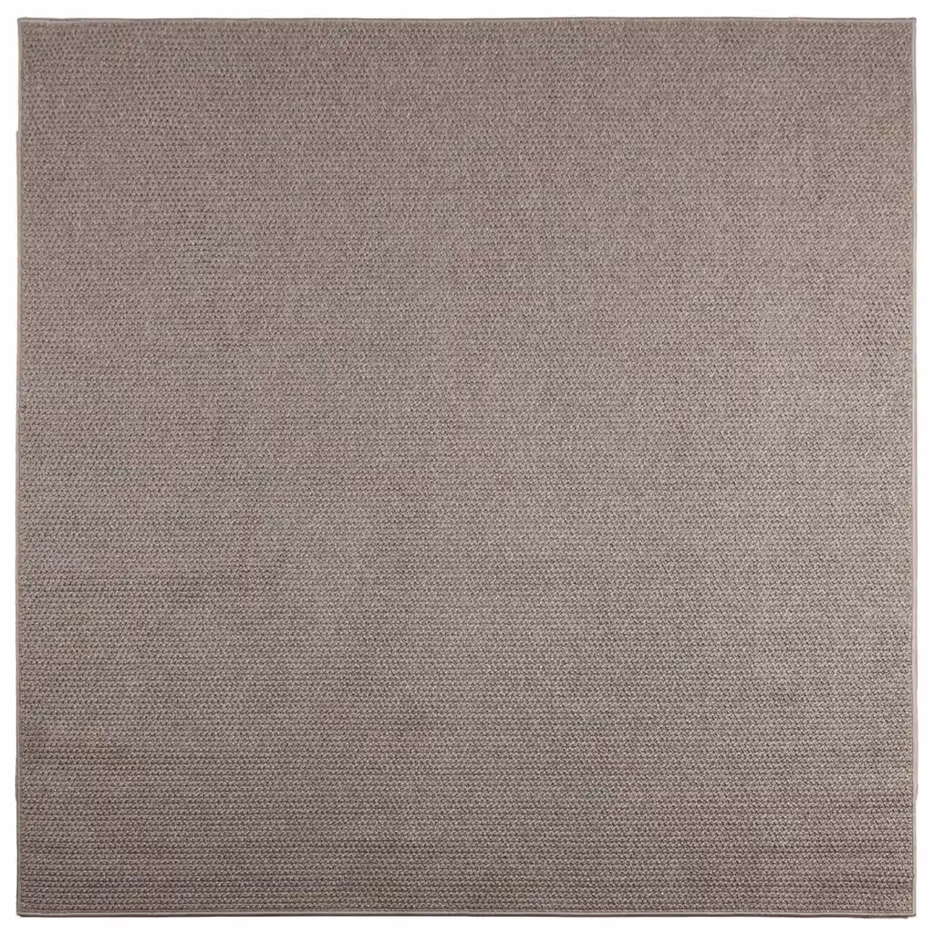 Tappeto moderno vidaXL per interni, beige, 200 x 200 cm, in poliestere antiscivolo e adatto a riscaldamento a pavimento – 2