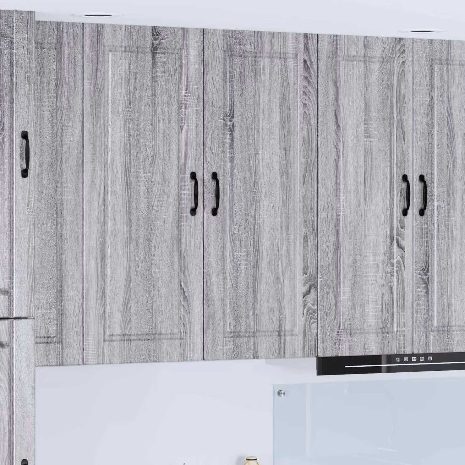 Armadietto a muro da cucina vidaXL PORTO Grigio Sonoma L: 40 cm, P: 31 cm, H: 100 cm