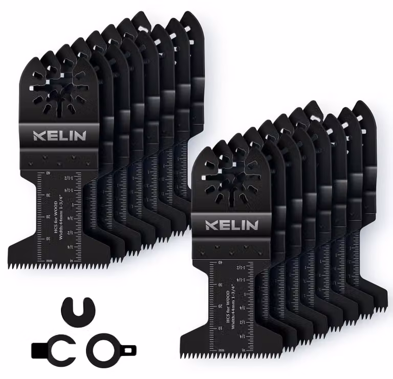 Set di 16 lame multifunzione per seghe, con dentatura giapponese