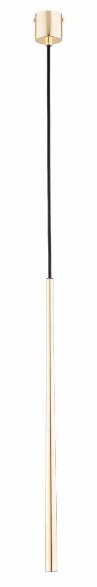 Lampada a sospensione tubolare CARMEN in ottone dorato 1xG9x10W, metallo, dimensioni: 110x5,2x5,2 cm, IP20, Alfa