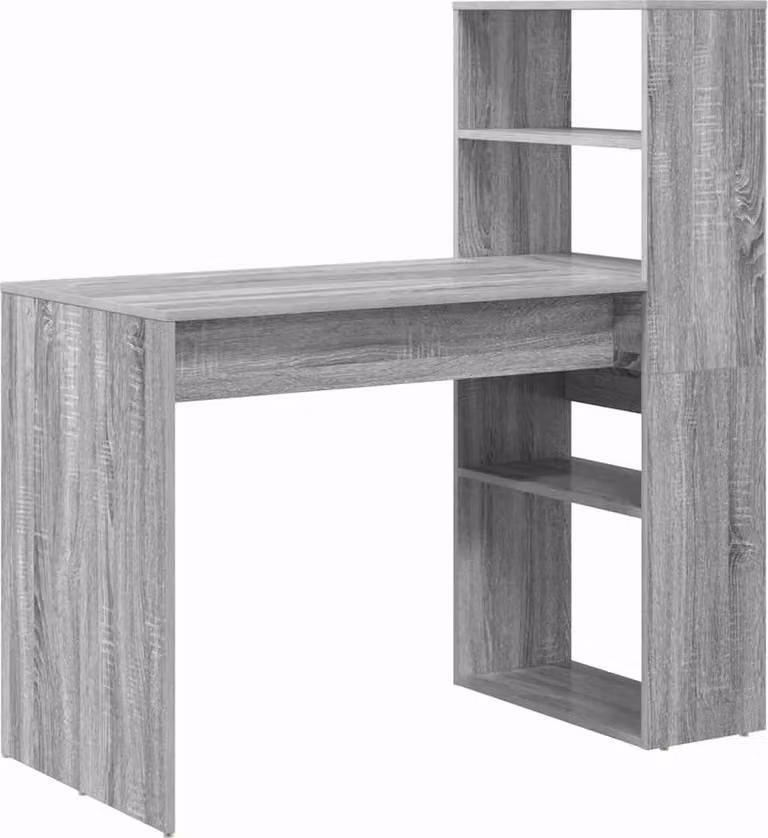 Scrivania Grigio Sonoma 113 x 54 x 120 cm Legno multistrato