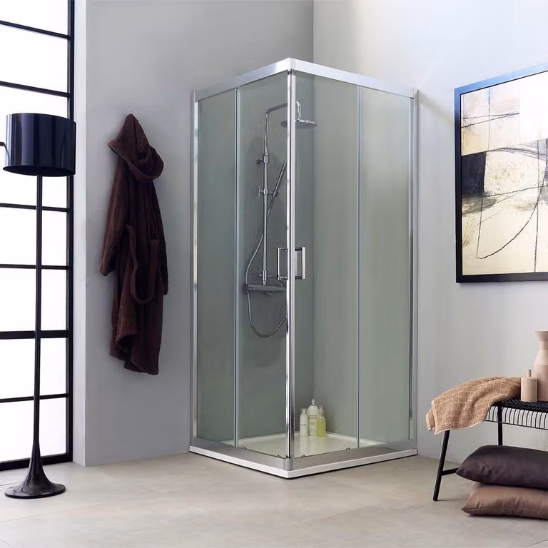 Box doccia 70x70 con profilo piatto e design moderno | Fly