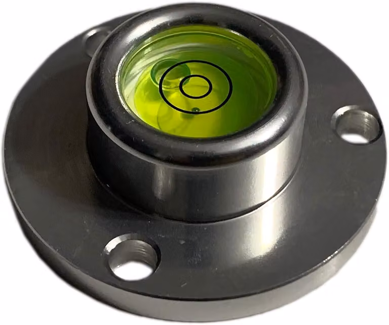 Livella a bolla compatta, con corpo in alluminio, dimensioni 40x22x14 mm, ideale per lavori di precisione