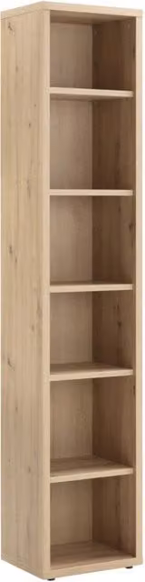 Libreria Disegno a colonna con 5 ripiani regolabili