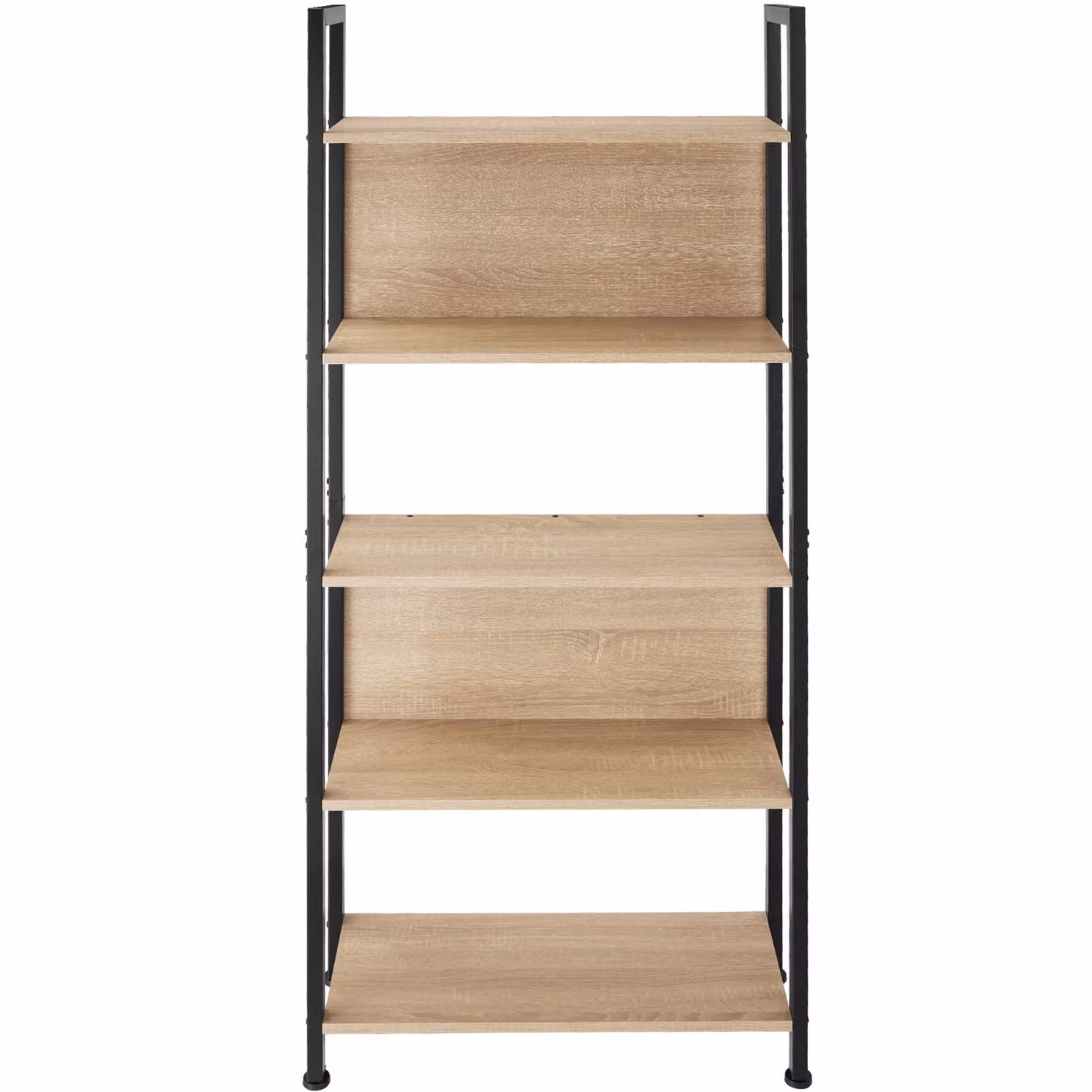 Scaffalatura Westport tectake in stile industriale, colore rovere e marrone, L: 62 cm, P: 24 cm, H: 165,5 cm – 3