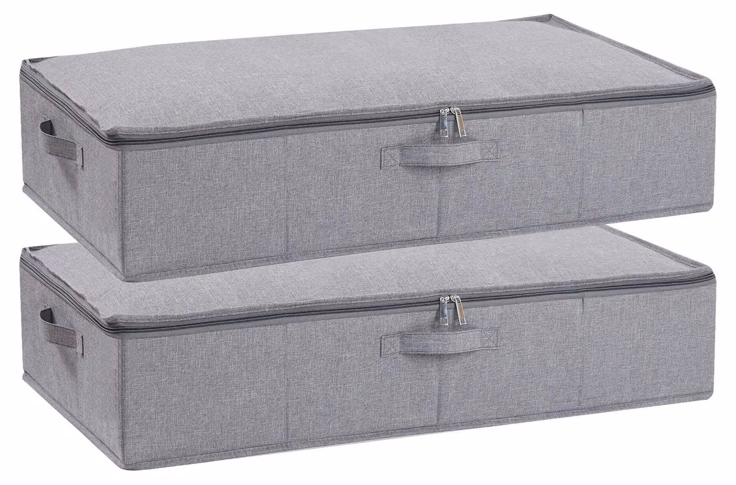 Contenitori salvaspazio - Contenitori con coperchio - Contenitori per abbigliamento - Contenitori per scarpe - Contenitori da riporre sotto il letto - 60 x 30 x 15 cm - Cesto portaoggetti