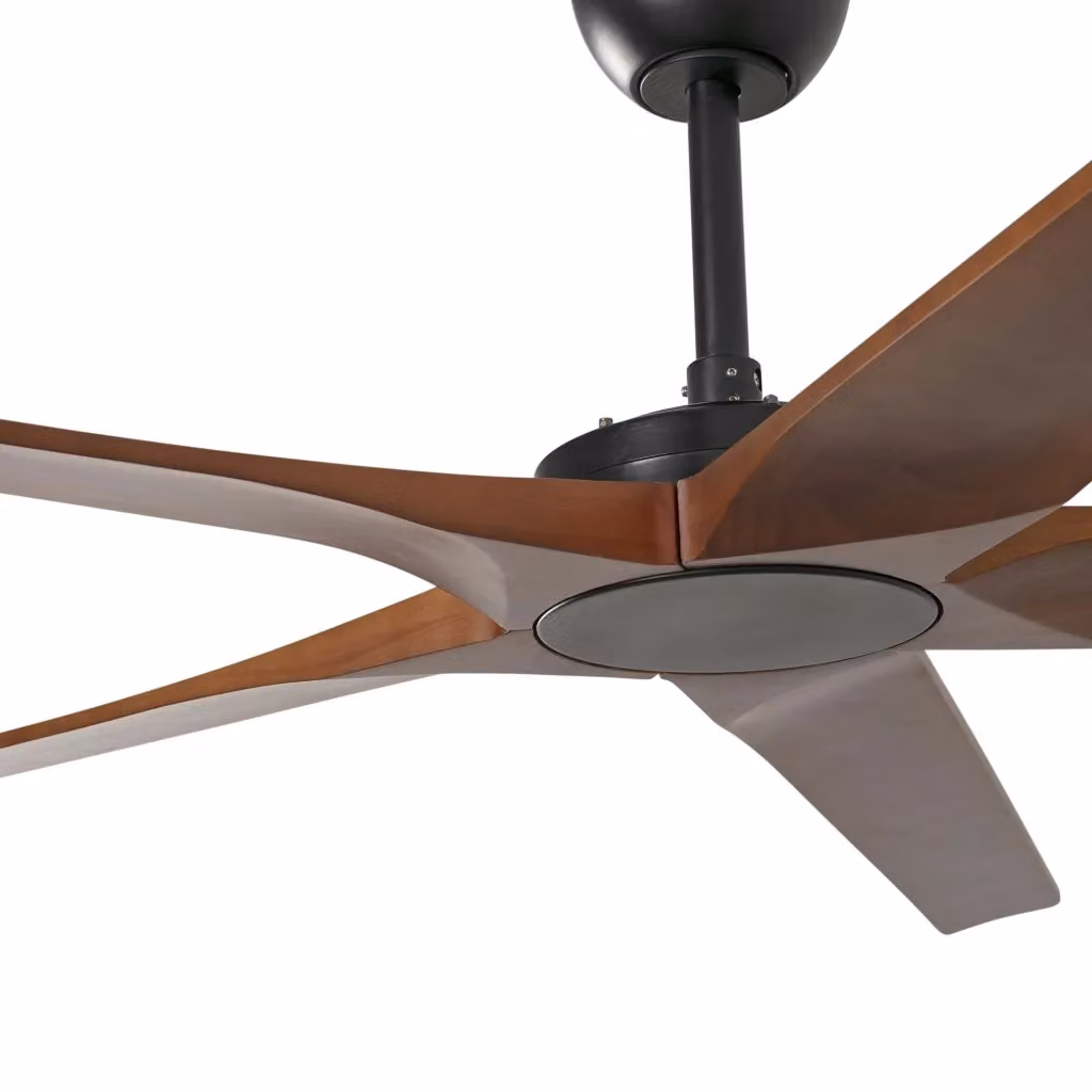 Ventilatore a soffitto BIGWOOD 24 XXL Faro Barcelona colore marrone in legno senza luce – 2