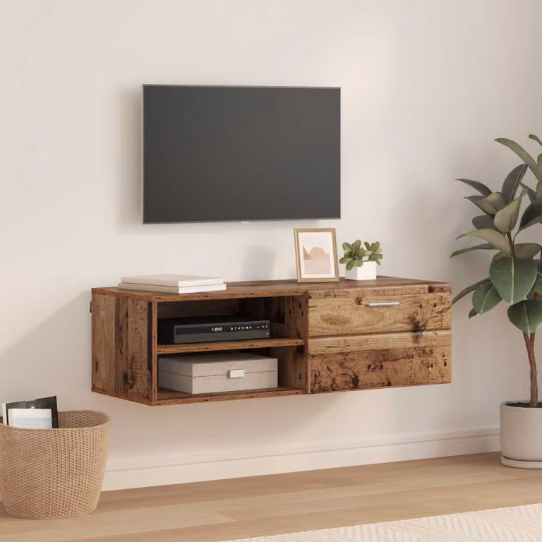 Armadio moderno vidaXL in legno color marrone L: 100,5 cm, P: 39 cm, H: 30 cm