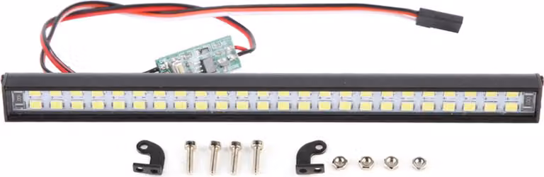 48 pezzi perle di lampada RC auto tetto strisciante universale LED striscia di luce parte accessori