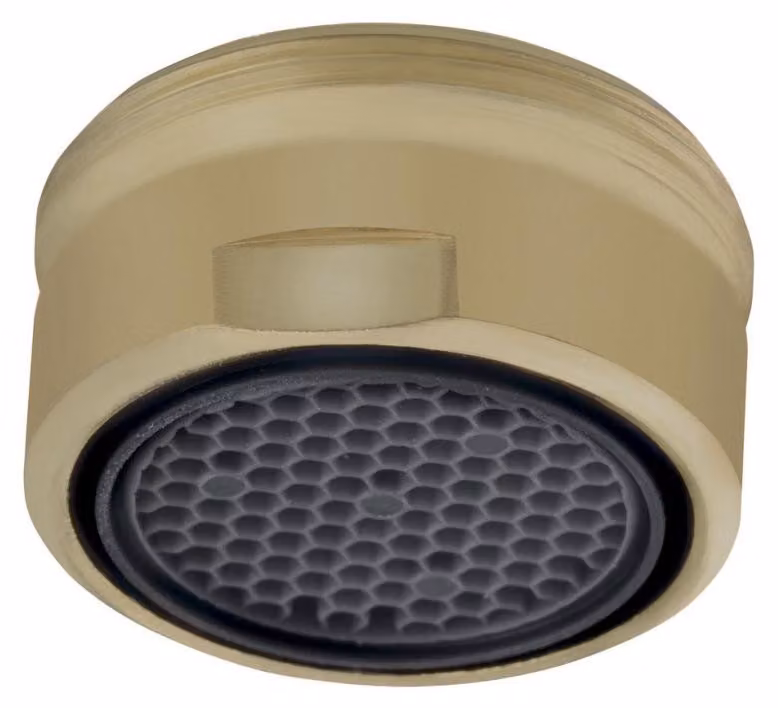 Sapho Perlator, filettatura esterna M24x1, oro opaco