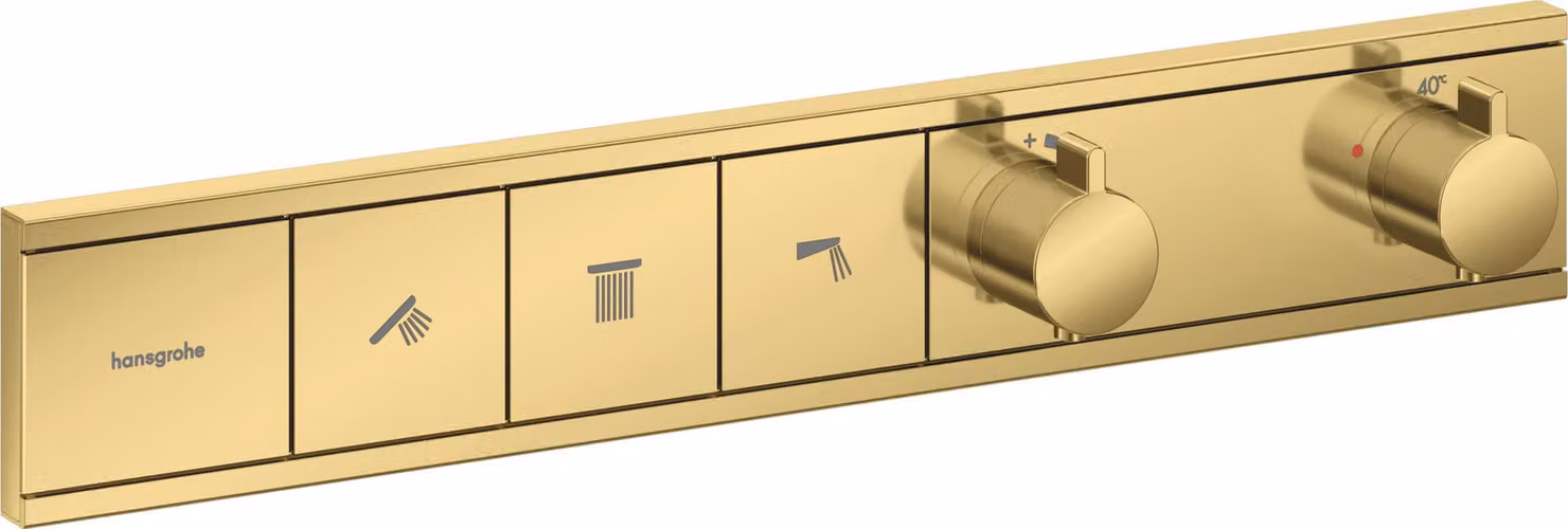 thermostat RainSelect encastré de la taille d'une main pour 3 consommateurs, 15381990, 15381990