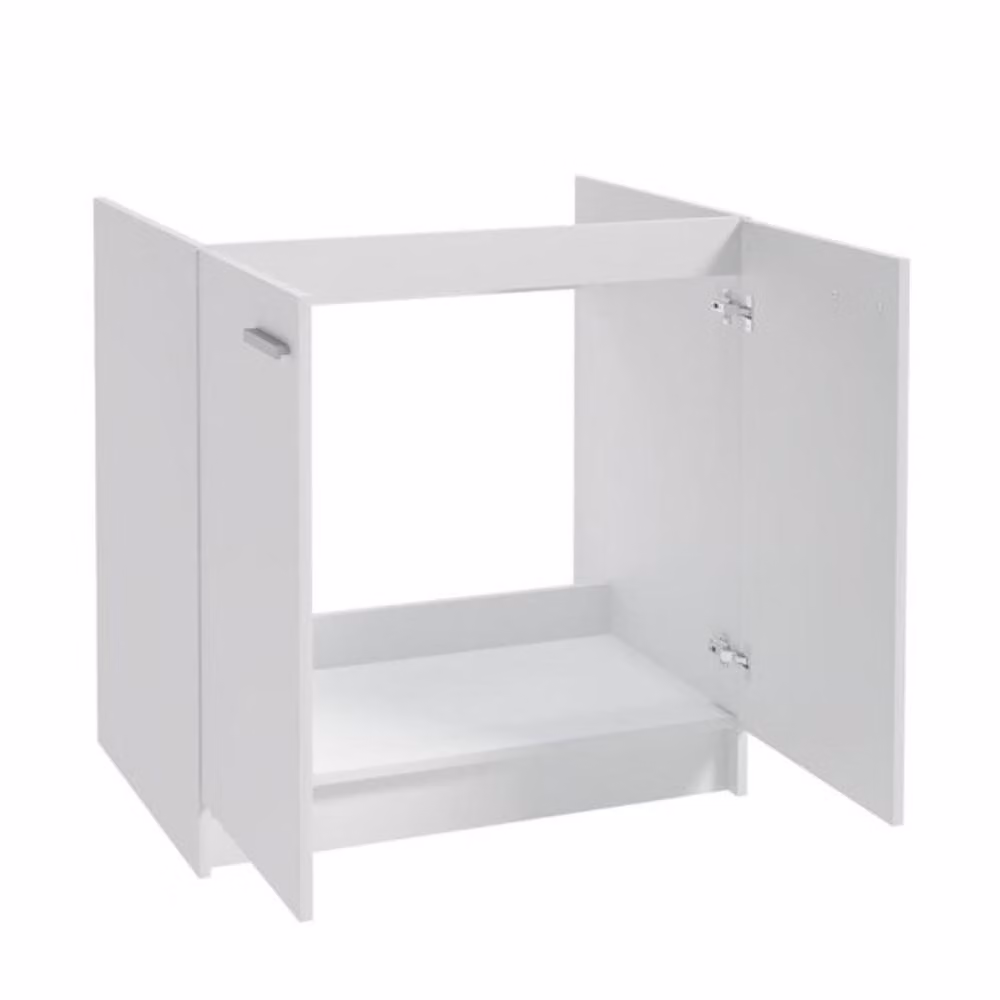 DomoDomo armadio cucina 80 x 46,5 x 82 cm mobile cucina base- armadio cucina base lavabo