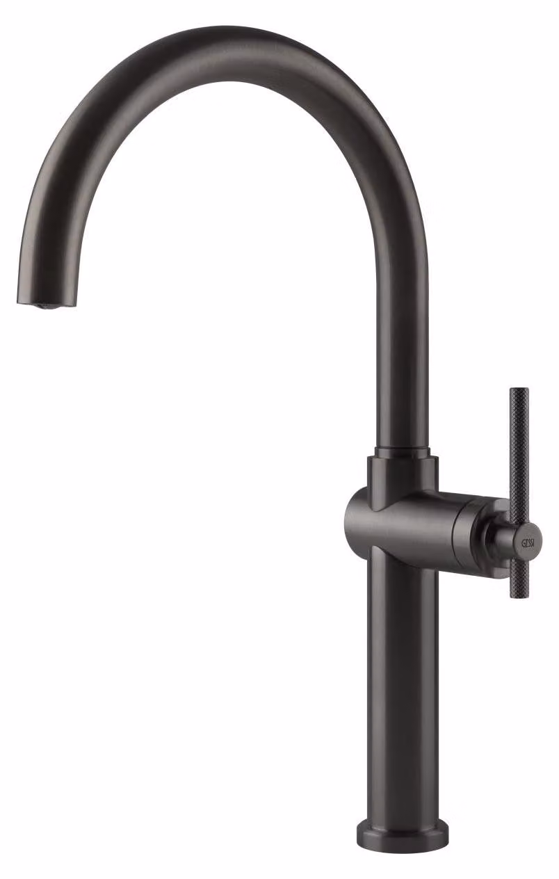 Gessi 60670, Tahem, Černá, Maniglia a leva, Autochiudente, 3/8", Tipo J