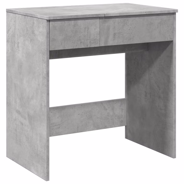 Toeletta con Specchio Grigio Cemento 73x46,5x120 cm
