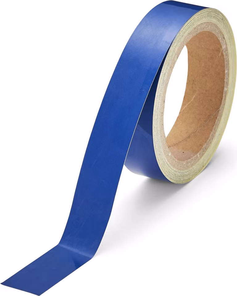 Nastro riflettente standard blu 25 mm/10 m