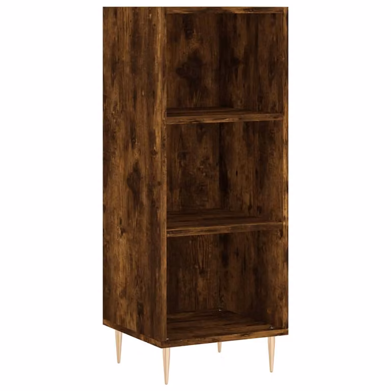 Credenza Rovere Fumo 34,5x32,5x90 cm in Legno Multistrato