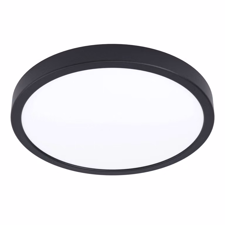 Eglo LED plafoniera a pannello Fueva 5 Black Ø29cm 20,5W 2400lm Bianco caldo 3000K