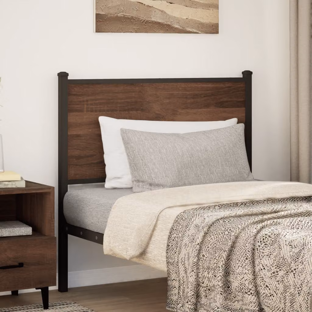 vidaXL Testiera di Ricambio Rovere Marrone 75 cm Legno Multistrato