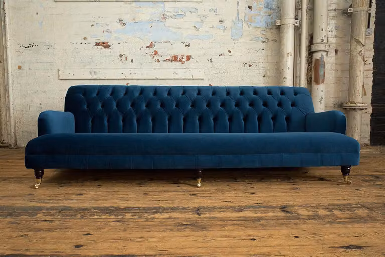 Big xxl Luxus Sofa Couch Polster Sitz Garnitur 4 Sitzer Couchen Sofas Stoff
