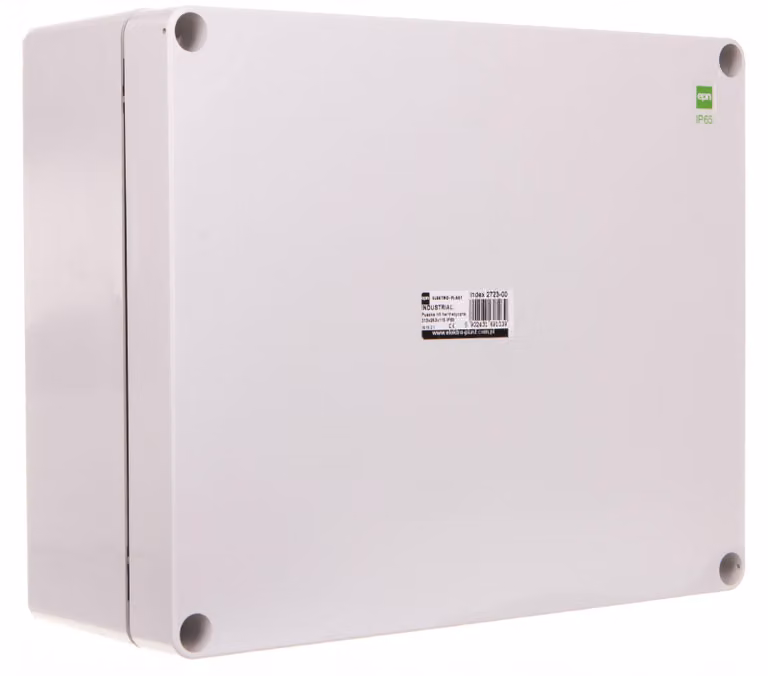 Contenitore industriale IP55 IP65, vuoto, scatola di derivazione, grigio chiaro