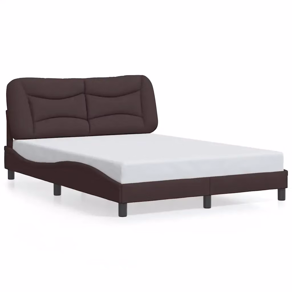 Giroletto senza materasso Hvar vidaXL Marrone Scuro L/P: 140 x 200 cm – 2