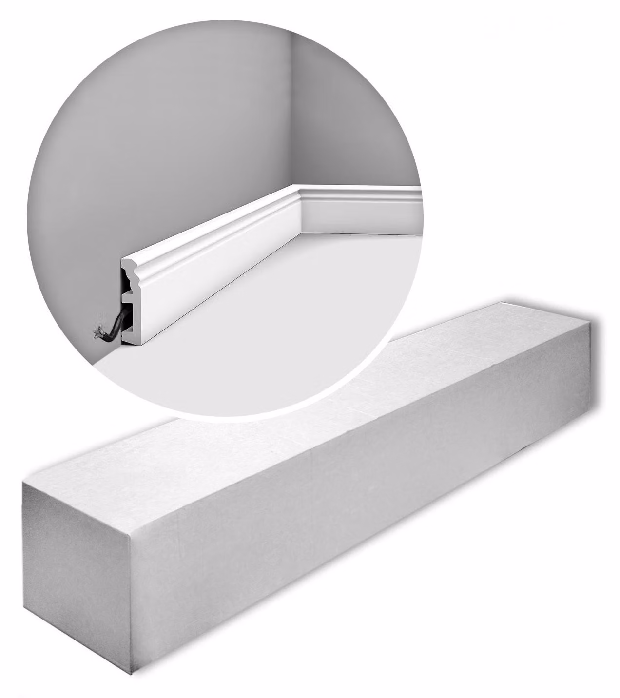Modanature per pavimenti Orac Decor LUXXUS SX195-box 1 cartone con 22 modanature decorative 44 m