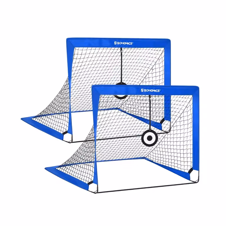 Set di 2 Porte da Calcio Pop-up | SONGMICS, Blu