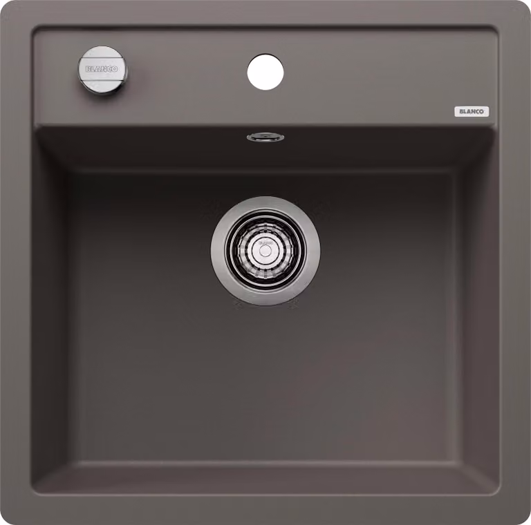 BLANCO DALAGO 5-F lavello da incasso SILGRANIT grigio vulcanico da 50 cm con telecomando per lo scarico