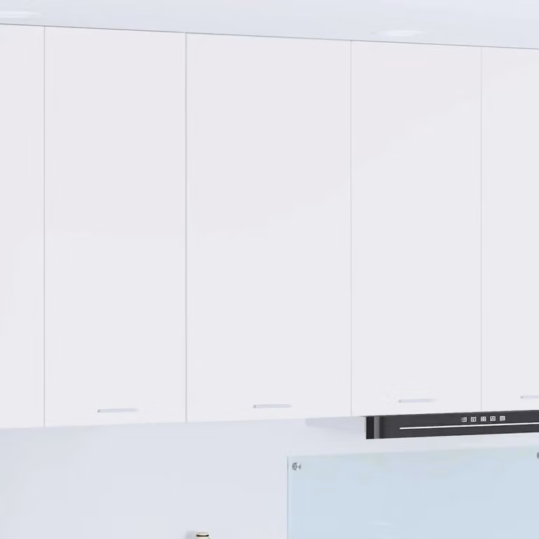 Armadio pensile da cucina vidaXL Bianco, moderno con ante a battente e ripiani interni, L 50 cm x P 31 cm x H 100 cm