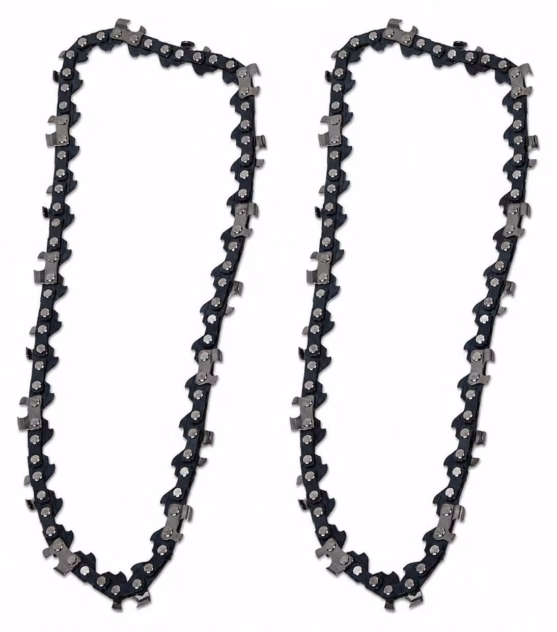 Set da 2 pezzi di catena per motosega elettrica al litio, lunghezza 15,24 cm, 36 maglie
