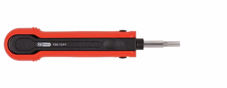 KS TOOLS Attrezzo per sbloccare i cavi per spine e prese rotonde da 2,5 mm - 150.1291