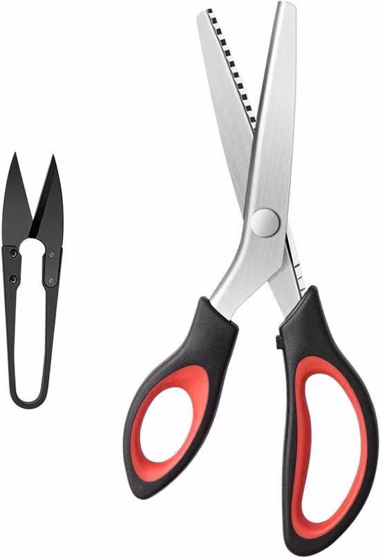 Utensili da taglio professionali con impugnature ergonomiche, 23 centimetri, nero-rosso, taglio flessibile, taglierina a secco