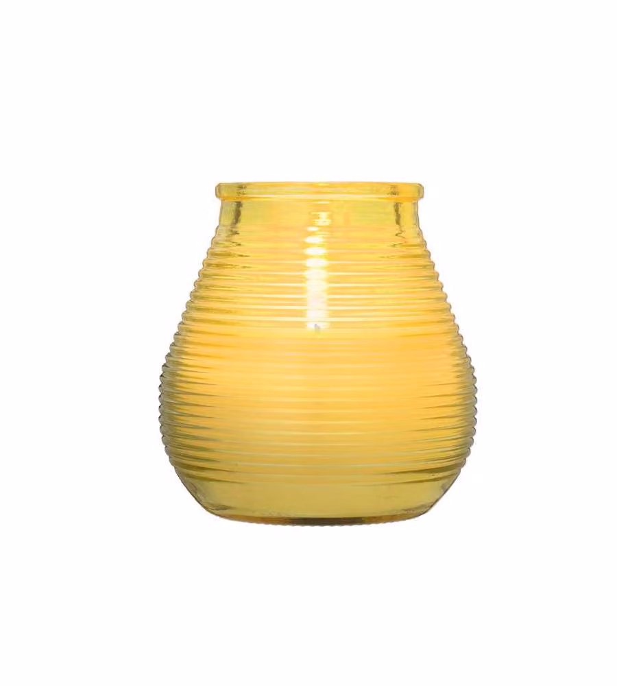 Candela Citronella Bicchiere Giallo Mm 91 H 94 Bolsius