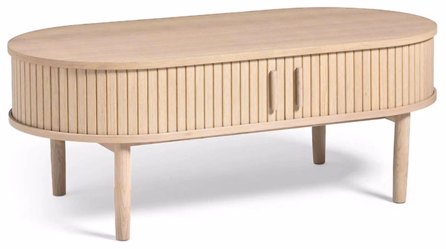 Selsey Meta - Tavolino, legno di quercia sbiancato, 120 cm