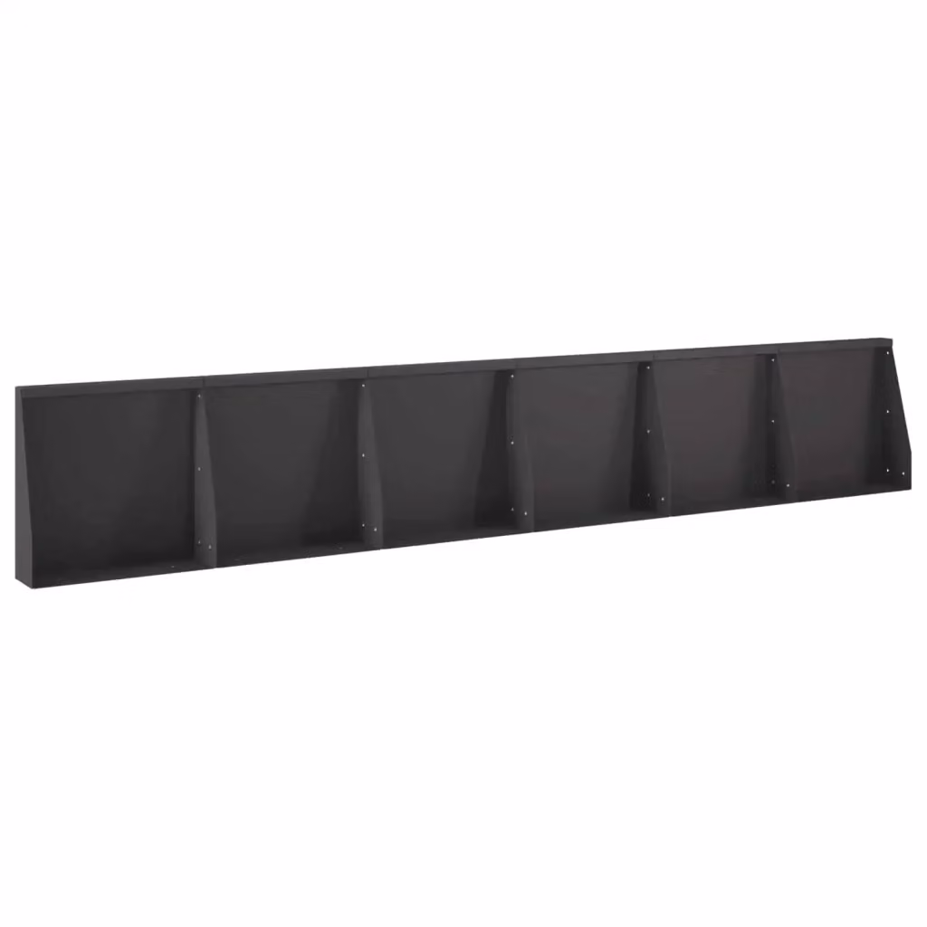 Set di 6 muretti di contenimento vidaXL in acciaio nero per orto rialzato L/P/H: 40 x 12 x 30 cm – 2