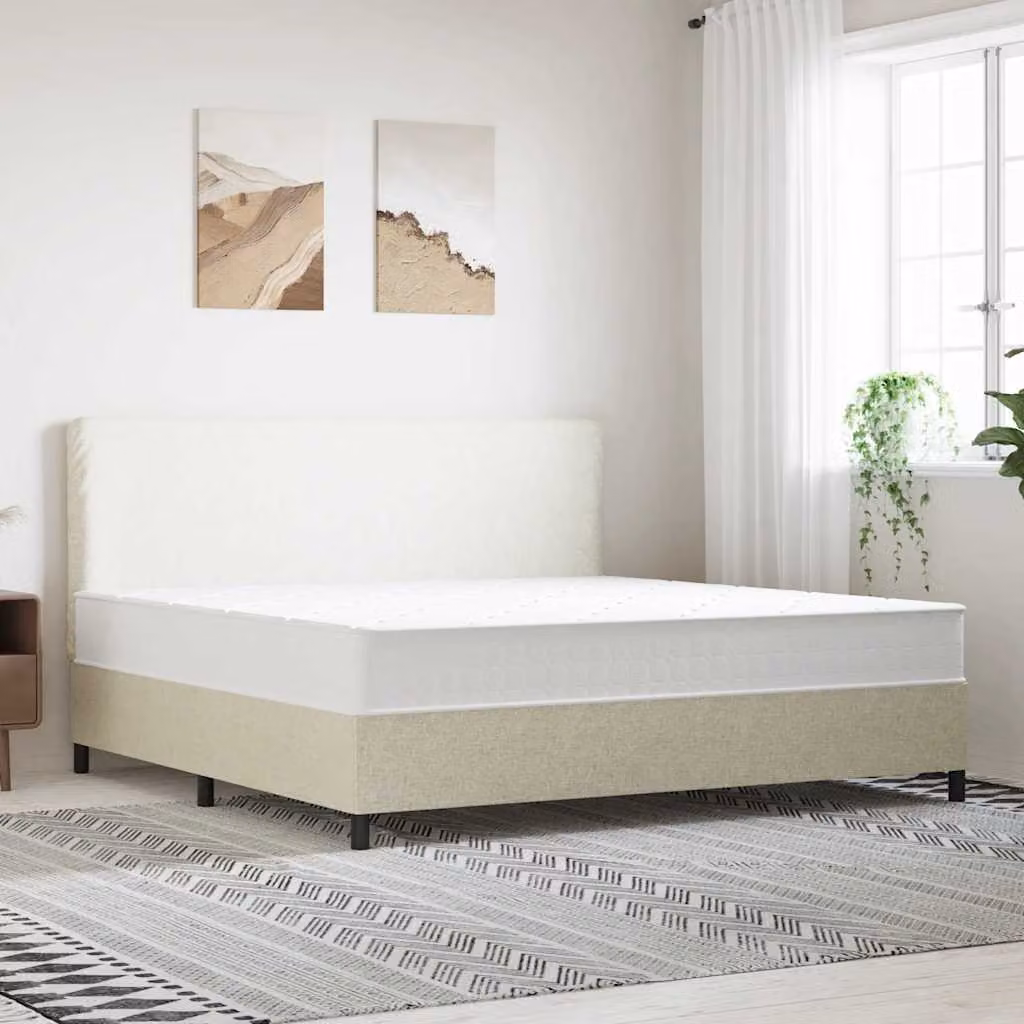 vidaXL Materasso a Molle Insacchettate Medio Rigido 200x200 cm
