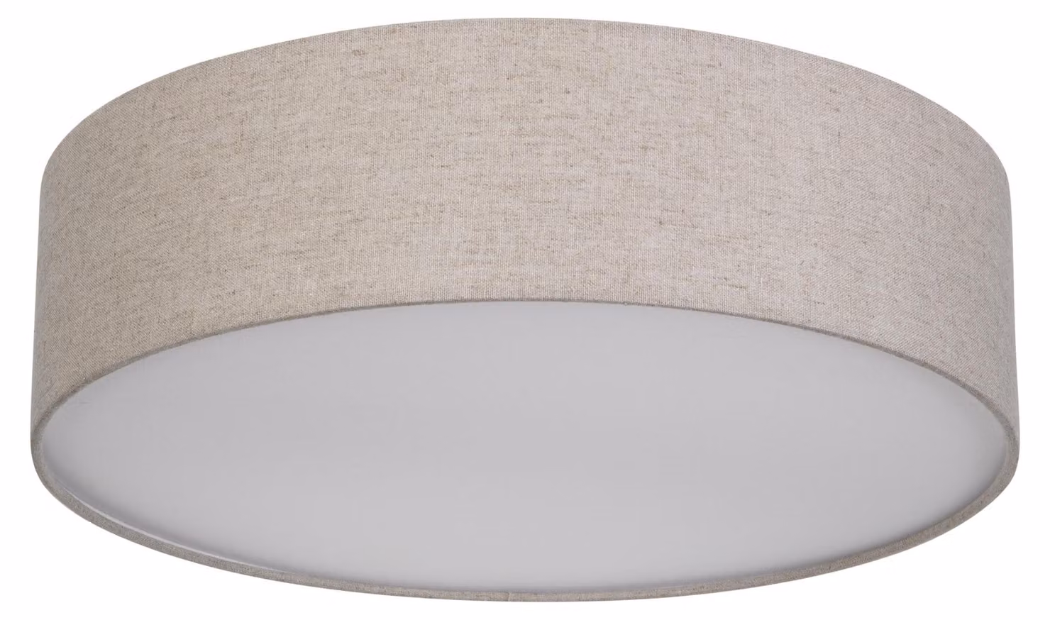 REV Lampada da soffitto LED Lampada da soffitto r 40 cm Paralume in tessuto in stile vintage