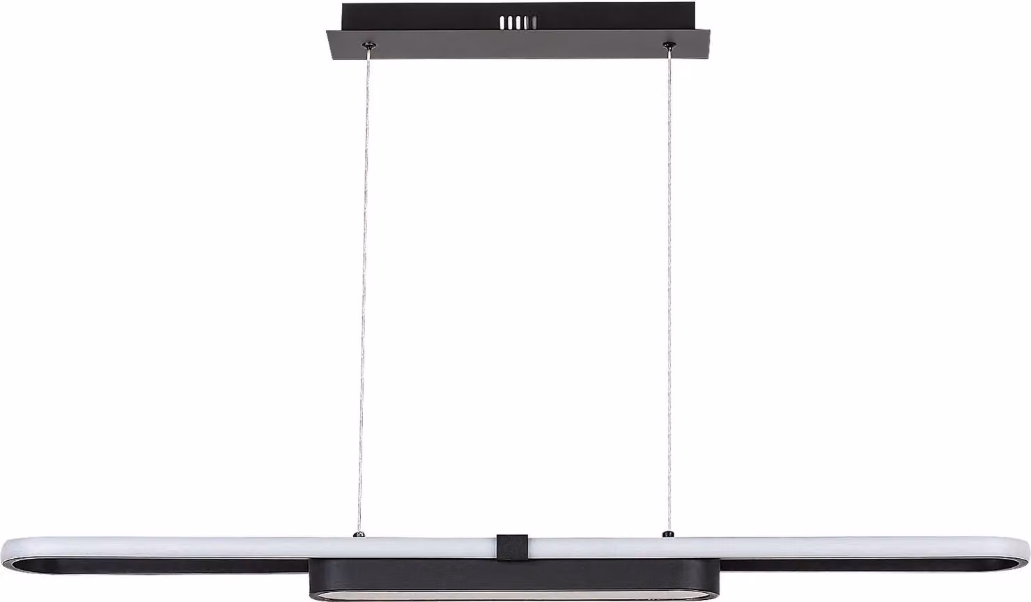 Rabalux 72030 Contessa lampada a sospensione, 48W, 4000K, 2550lm, bianco-nero, bianco neutro, moderno