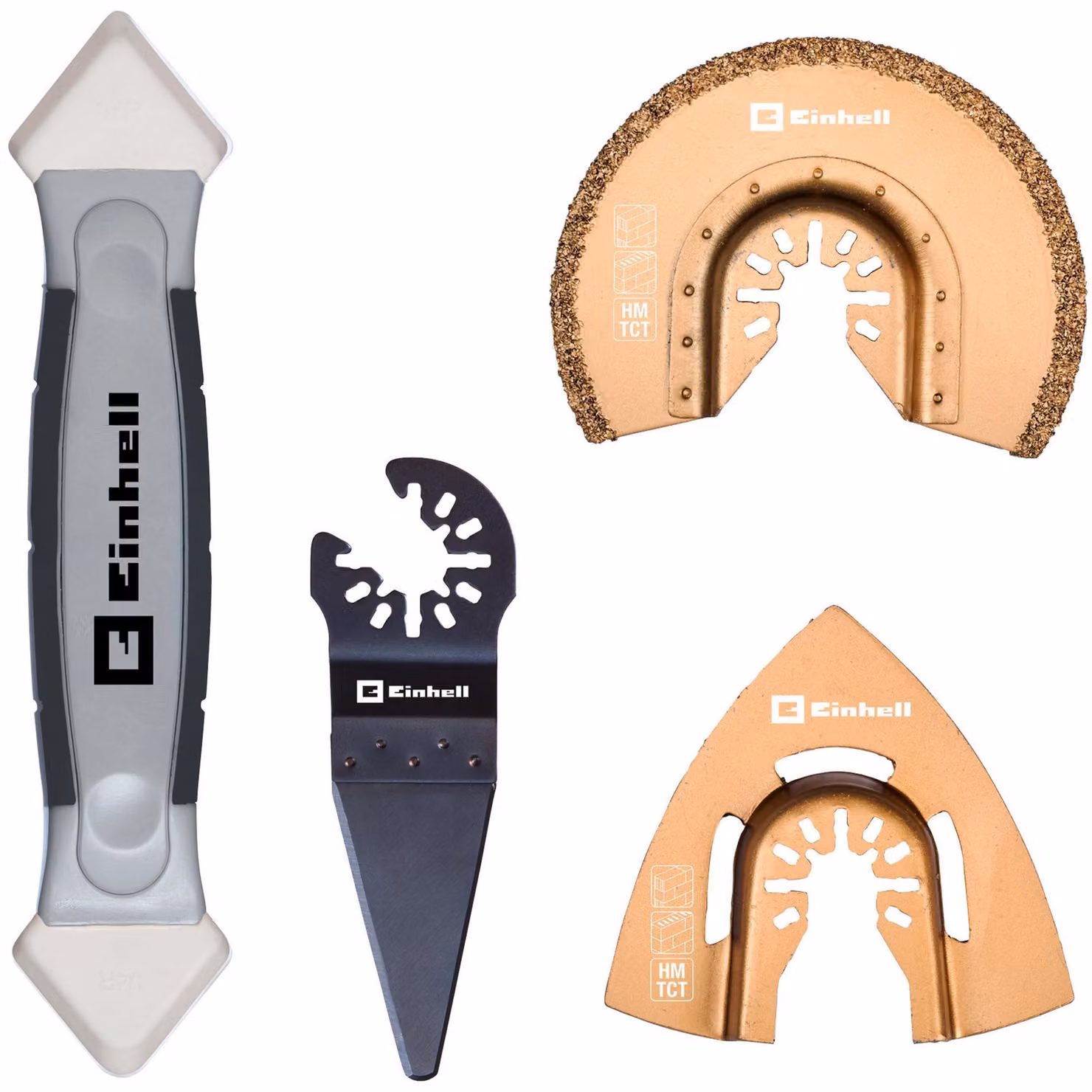 Einhell accessori per utensili multifunzione Set di piastrelle per utensili multifunzione 4 pezzi