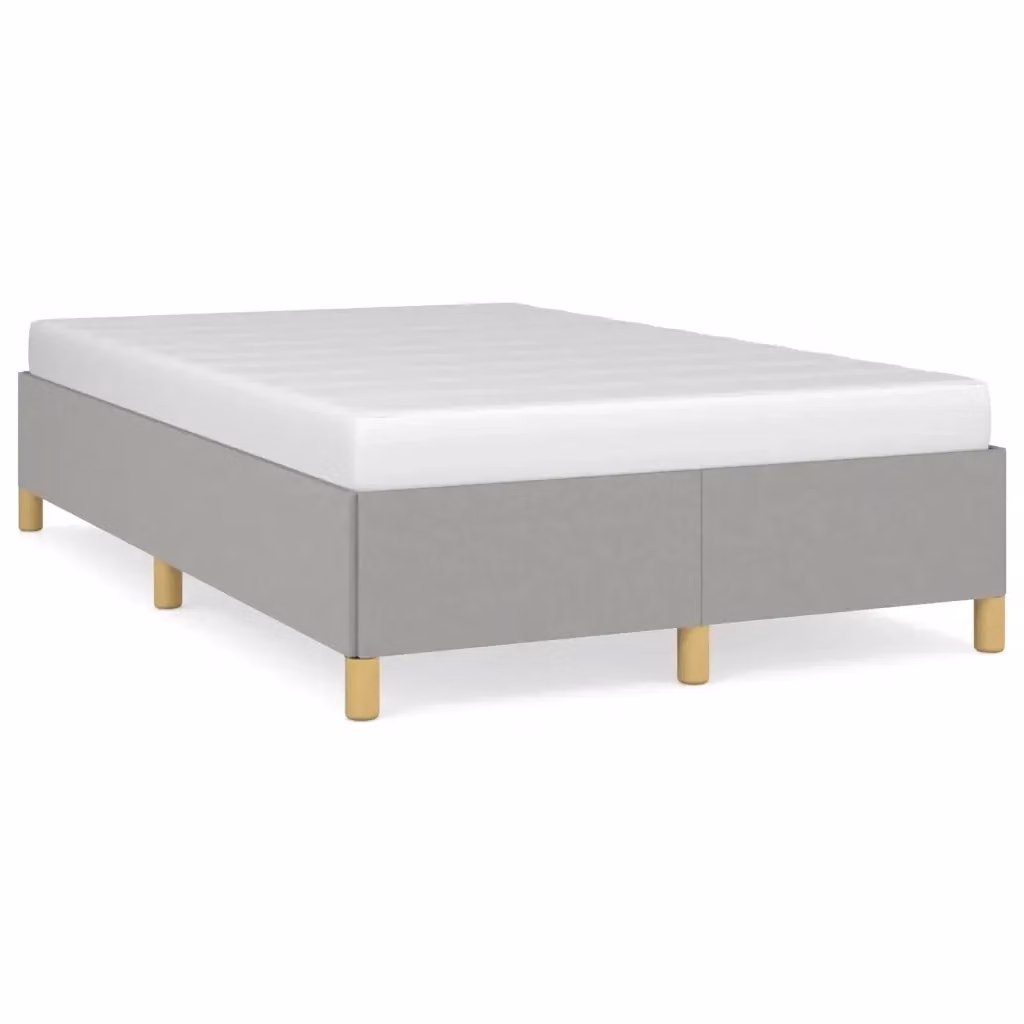 Giroletto vidaXL in tessuto grigio senza materasso L/P/H: 203 x 120 x 35 cm – 2