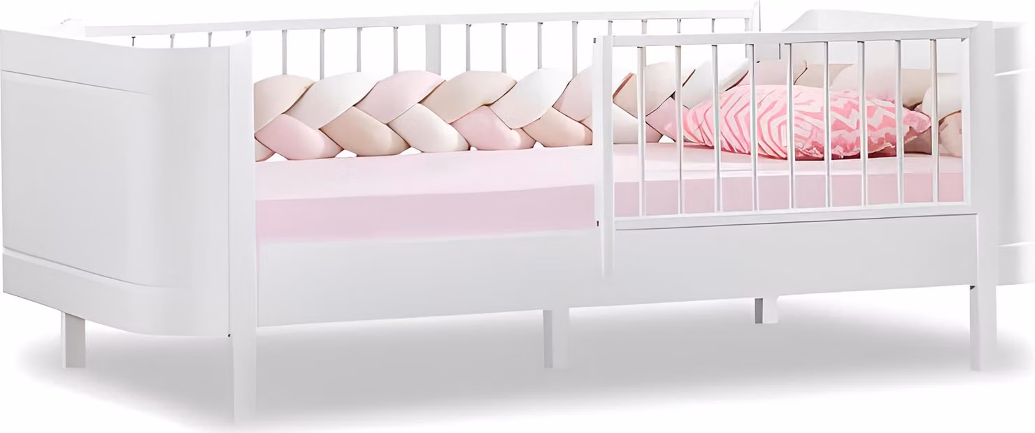 Stilvolle Kinderbett Weiß Bett Kinderzimmer Kinderzimmermöbel Holz