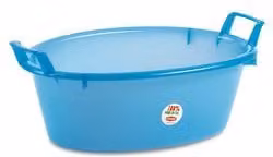 Bacinella ovale con 2 manici Stefanplast Azzurra L: 80 cm, P: 31 cm, H: 31 cm – 1