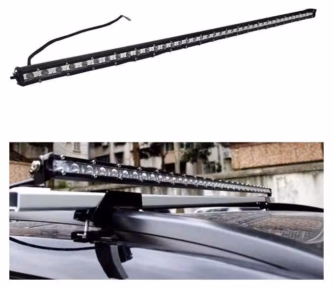 112 cm, 126 W, sottile, a fila singola, potente barra LED / faro a diodi LED, 12–24 V