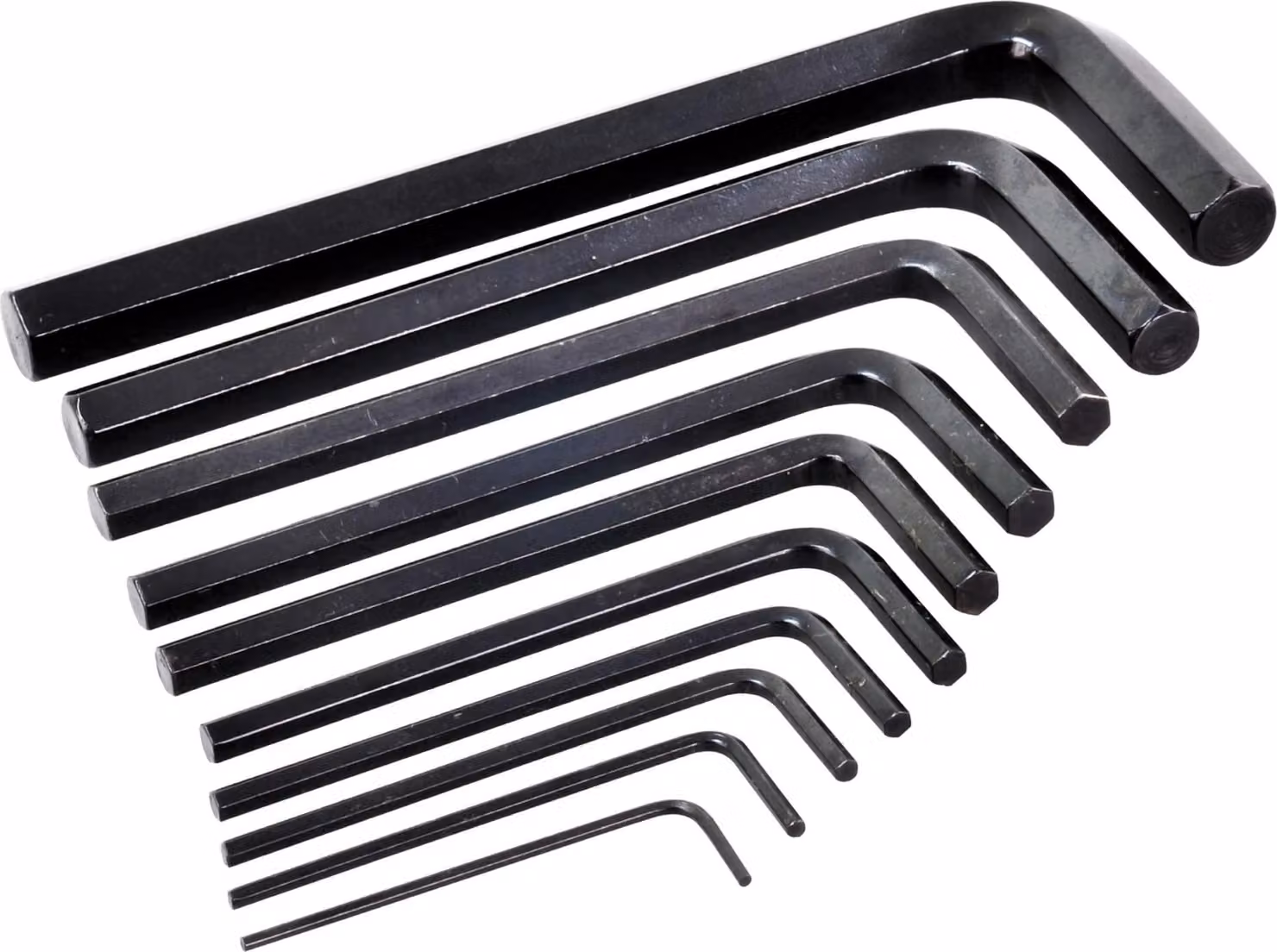 Rolson 40352 Set di chiavi esagonali, 1,5-10 mm - 10 pezzi