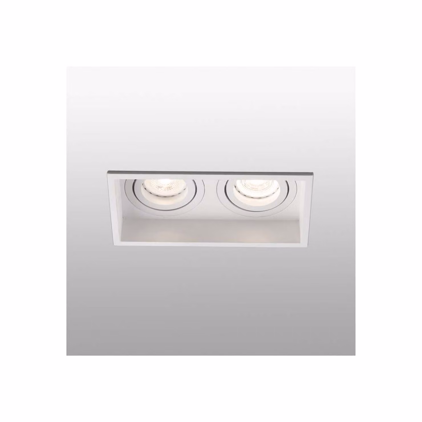 Faretto HYDE 2 luci GU10 bianco